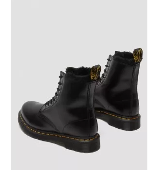 Dr. Martens Stivali 1460 Serena Dark Grey Atlas W Nero | Dr Martens | 