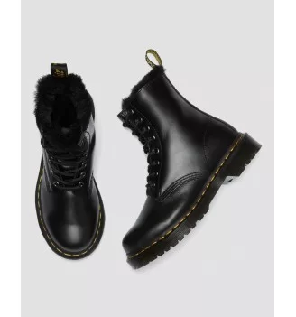 Dr. Martens Stivali 1460 Serena Dark Grey Atlas W Nero | Dr Martens | 