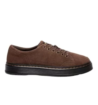 Dr. Martens Stivali Brookline 6 Eye Suede M Marrone 41544200