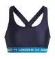 Under Armour Reggiseno Crossback Mid Blu 1361034 403