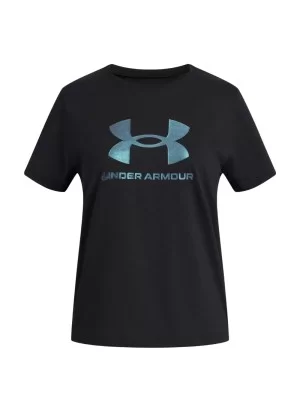 Under Armour T-shirt Rival Shimmer Girls Nero | Under Armour | 