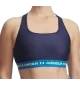 Under Armour Reggiseno Crossback Mid Blu | Under Armour | 