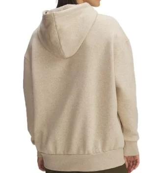 Under Armour Felpa Cappuccio Icon Fleece Oversize W Beige Khaki | Under Armour | 