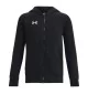 Under Armour Felpa Cappuccio Zip Rival Fleece Boys Nero | Under Armour | 