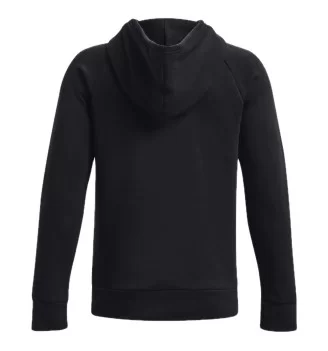Under Armour Felpa Cappuccio Rival Fleece Boys Nero 1379792- 0001 | Under Armour | 