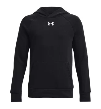 Under Armour Felpa Cappuccio Rival Fleece Boys Nero 1379792- 0001