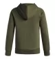 Under Armour Felpa Cappuccio Big Logo Rival Fleece Boys Verde 1379791 390 | Under Armour | 