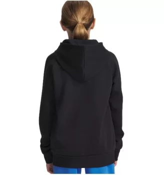 Under Armour Felpa Cappuccio Rival Fleece Boys Nero 1379792- 0001 | Under Armour | 