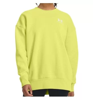 Under Armour Felpa Icon Fleece Oversize W Giallo 1379475 743