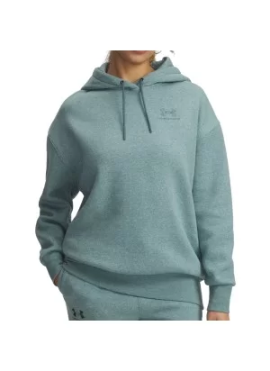 Under Armour Felpa Cappuccio Icon Fleece Oversize W Blu 1379495 0625