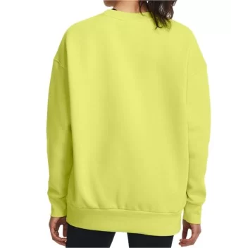 Under Armour Felpa Icon Fleece Oversize W Giallo | Under Armour | 