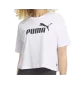 Puma T-shirt Essentials Cropped Logo W Bianco | Puma | 