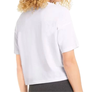 Puma T-shirt Essentials Cropped Logo W Bianco | Puma | 