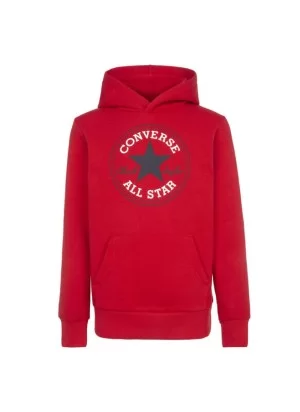 Converse Felpa Cappuccio Fleece Core Jr Rosso 9CC858-U10