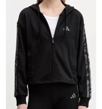 Adidas Felpa Cappuccio All Over Print W Nero | Adidas | 