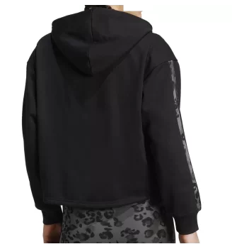 Adidas Felpa Cappuccio All Over Print W Nero | Adidas | 