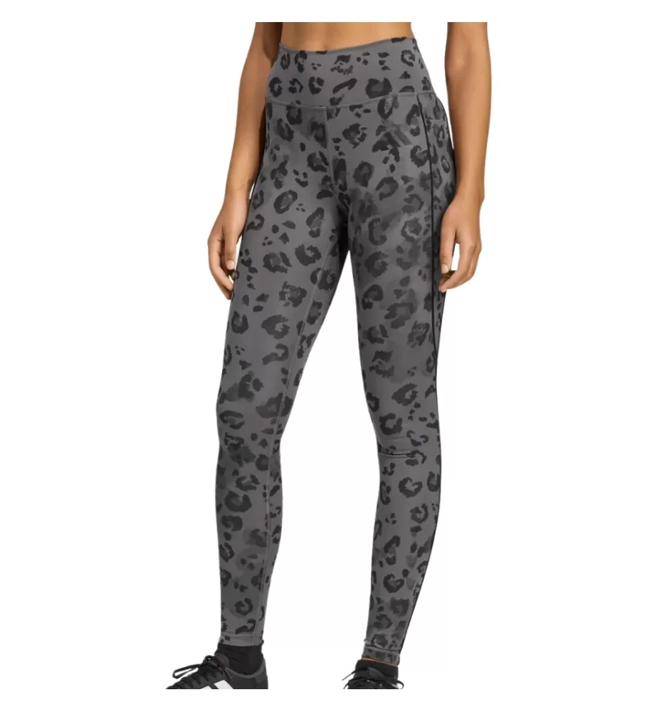 Adidas Leggings Essentials All Over Print Grigio JN2650