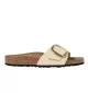 Birkenstock Ciabatte Madrid Big Buckle Nubuck W Ecru 1026604