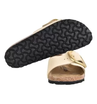 Birkenstock Ciabatte Madrid Big Buckle Nubuck Stretta W Ecru | Birkenstock | 