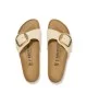 Birkenstock Ciabatte Madrid Big Buckle Nubuck Stretta W Ecru | Birkenstock | 