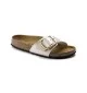 Birkenstock Ciabatte Madrid Stretta Big Buckle Birko Flor Graceful W Pearl Bianco | Birkenstock | 