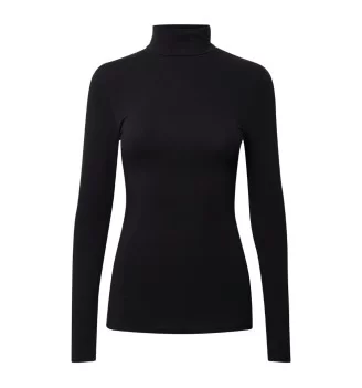 B.young Maglia Dolcevita Pamila Roll W Nero