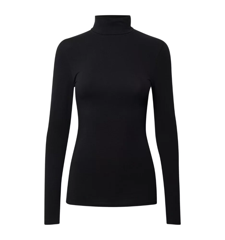 B.young Maglia Dolcevita Pamila Roll W Nero