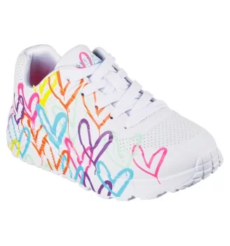 Skechers Scarpe Uno Lite JGoldcrown W Bianco | Skechers | 