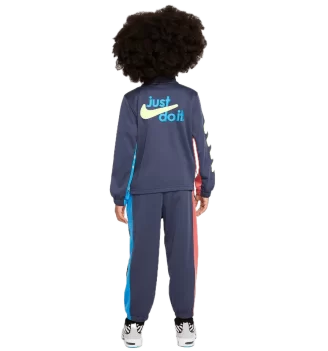 Nike Tuta Zip Color Blocked Blu Scuro | Nike | 