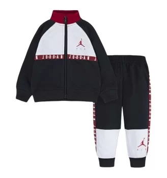 Jordan Tuta Blocked Tricot Nero Bianco 85A838-023