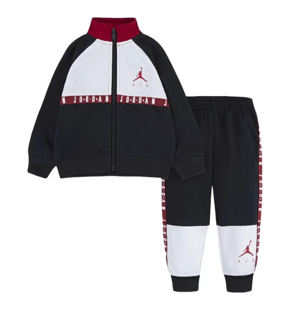 Jordan Tuta Blocked Tricot Nero Bianco 85A838-023