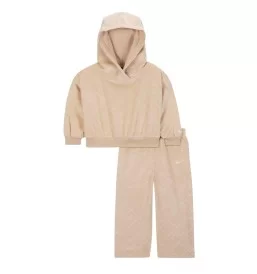 Nike Tuta Cozy Monogram All Over Print Kids Beige 36M475-X5C
