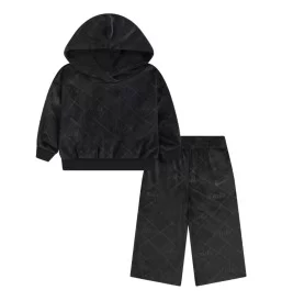 Nike Tuta Cozy Monogram All Over Print Kids Nero 36M475-023