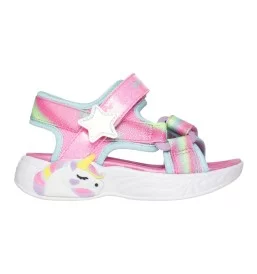 Skechers Sandalo Unicorn Dreams Light Up Girls Rosa 303107N PKMT