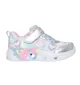Skechers Scarpe Unicorn Charmer Light Up Girls Argento 303064N SMLT