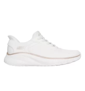 Skechers Scarpe Bobs Squad Chaos Current Muse Bianco Oro 117497 WTGD