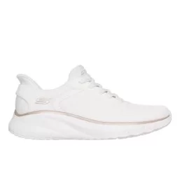 Skechers Scarpe Bobs Squad Chaos Current Muse Bianco Oro 117497 WTGD