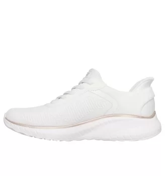 Skechers Scarpe Bobs Squad Chaos Current Muse Bianco Oro | Skechers | 