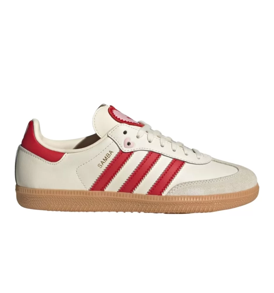 Adidas Scarpe Heart Samba Og C J Bianco E Rosso KI6679