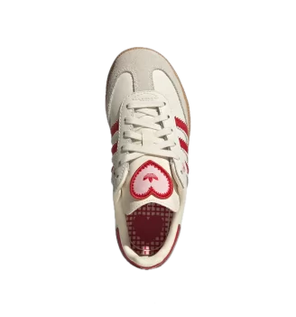 Adidas Scarpe Heart Samba Og C Kids Bianco E Rosso | Adidas | 