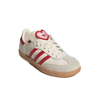 Adidas Scarpe Heart Samba Og C Kids Bianco E Rosso | Adidas | 