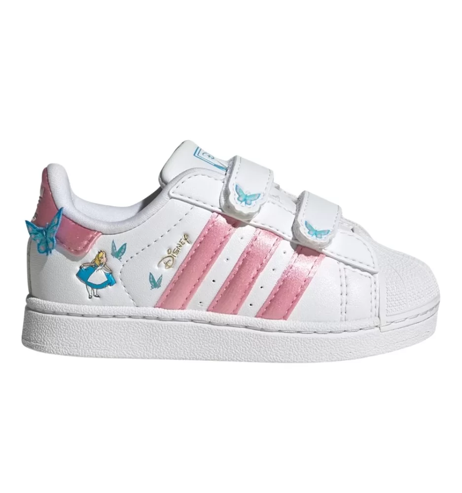 Adidas Scarpe Disney x Superstar II Cf Infant Bianco E Rosa IH1743