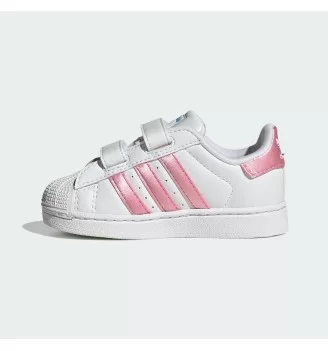 Adidas Scarpe Disney x Superstar II Cf Infant Bianco E Rosa | Adidas | 