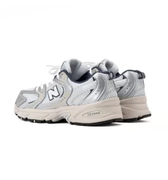 New Balance Scarpe 530 Jr Mesh Summer Fog Argento E Blu Navy | New Balance | 