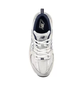 New Balance Scarpe 530 Jr Mesh Summer Fog Argento E Blu Navy | New Balance | 