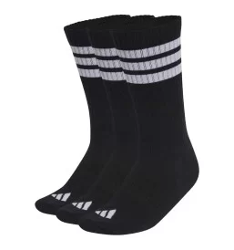 Adidas Calzini Essentials Polpaccio 3Paia Nero Bianco KC9641