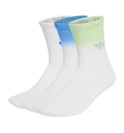 Adidas Calzini Ombre Polpaccio 3Paia Bianco Verde Blu JX5221
