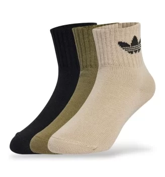 Adidas Calzini Caviglia Bambini Nero Verde Khaki Beige JW2934