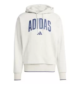 Adidas Felpa Cappuccio Collegiate Bianco KC3872