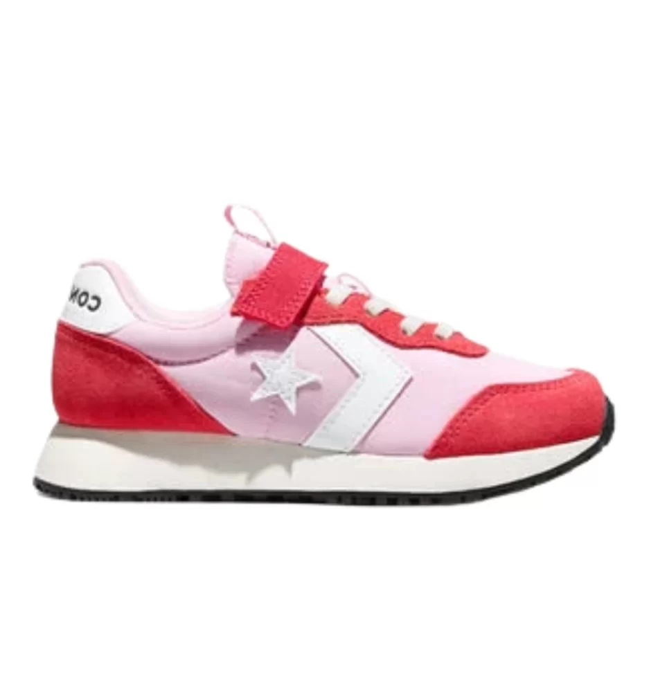 Converse Scarpe Omega Trainer 1V Ox Kids New Found Rosa E Rosso A17785C
